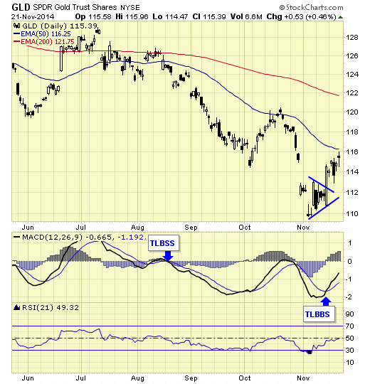 gold trust shares 21-nov-2014