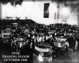 stock market crash 1929 NYSE