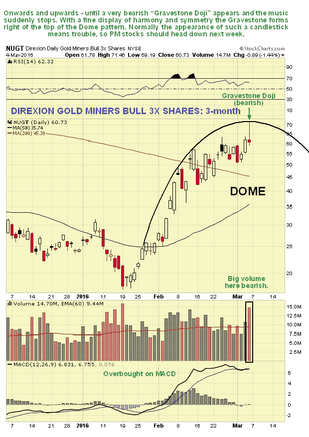 Direxion Gold Miners Bull 3X Shares Daily Chart