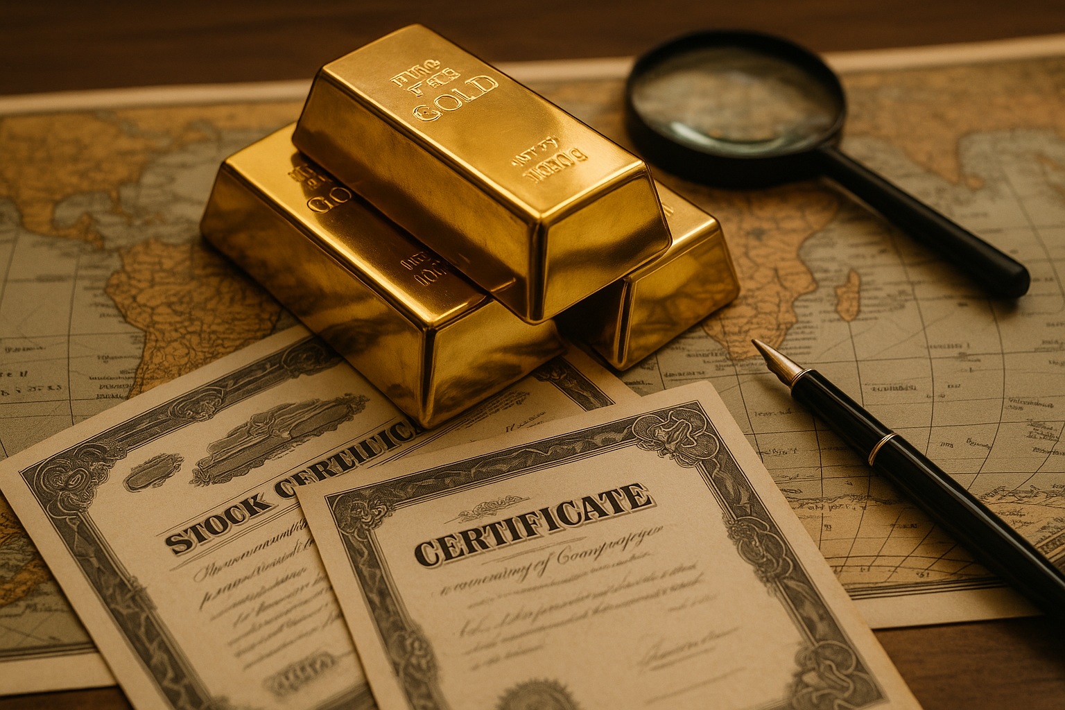 mapping gold